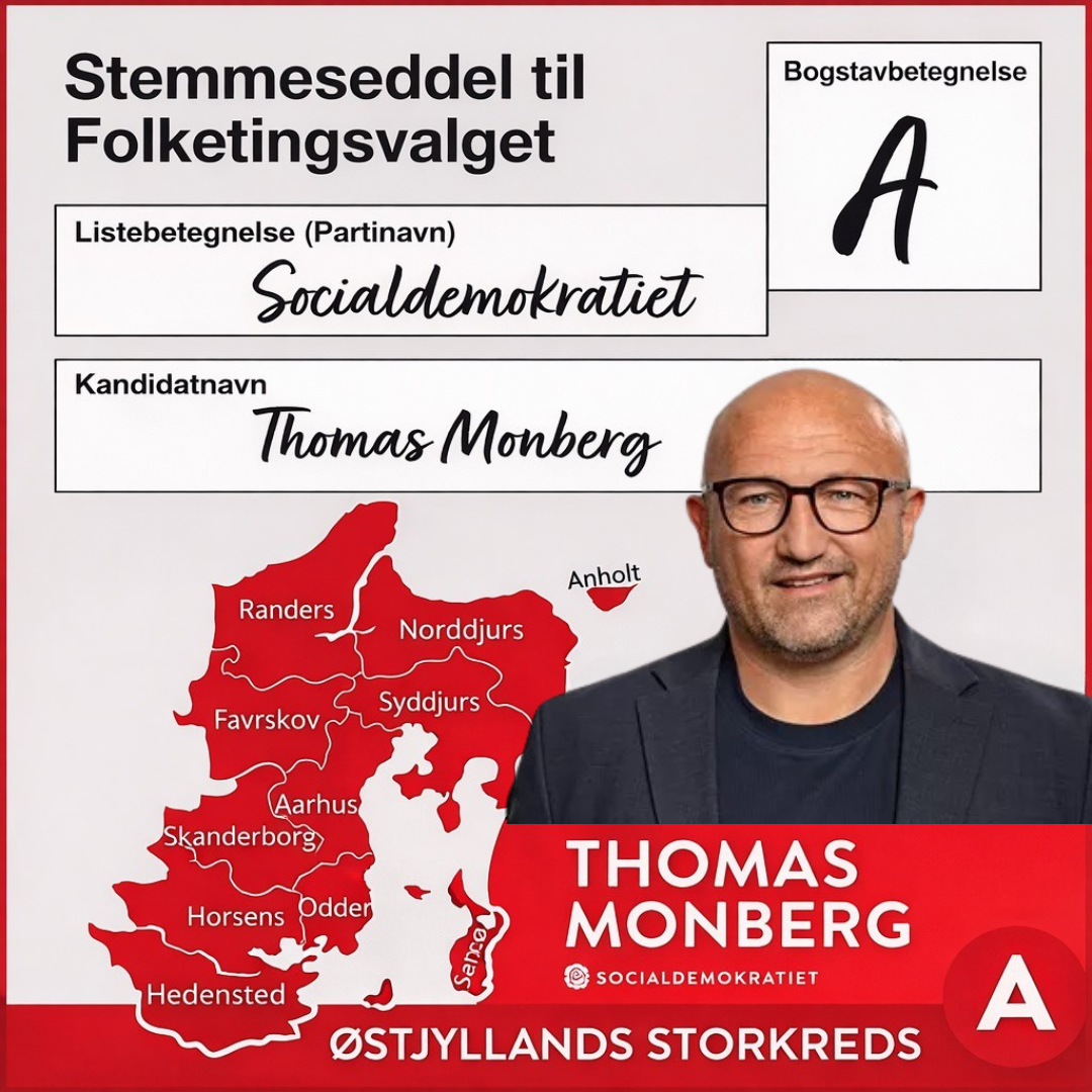 Stem på Thomas i hele Østjylland